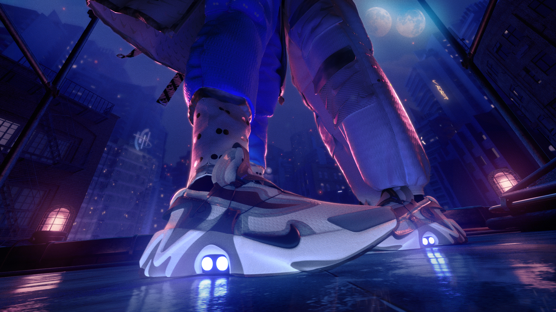 Le futur de la chaussure selon Nike : une basket connectée, auto-laçante  et à recharger - Numerama