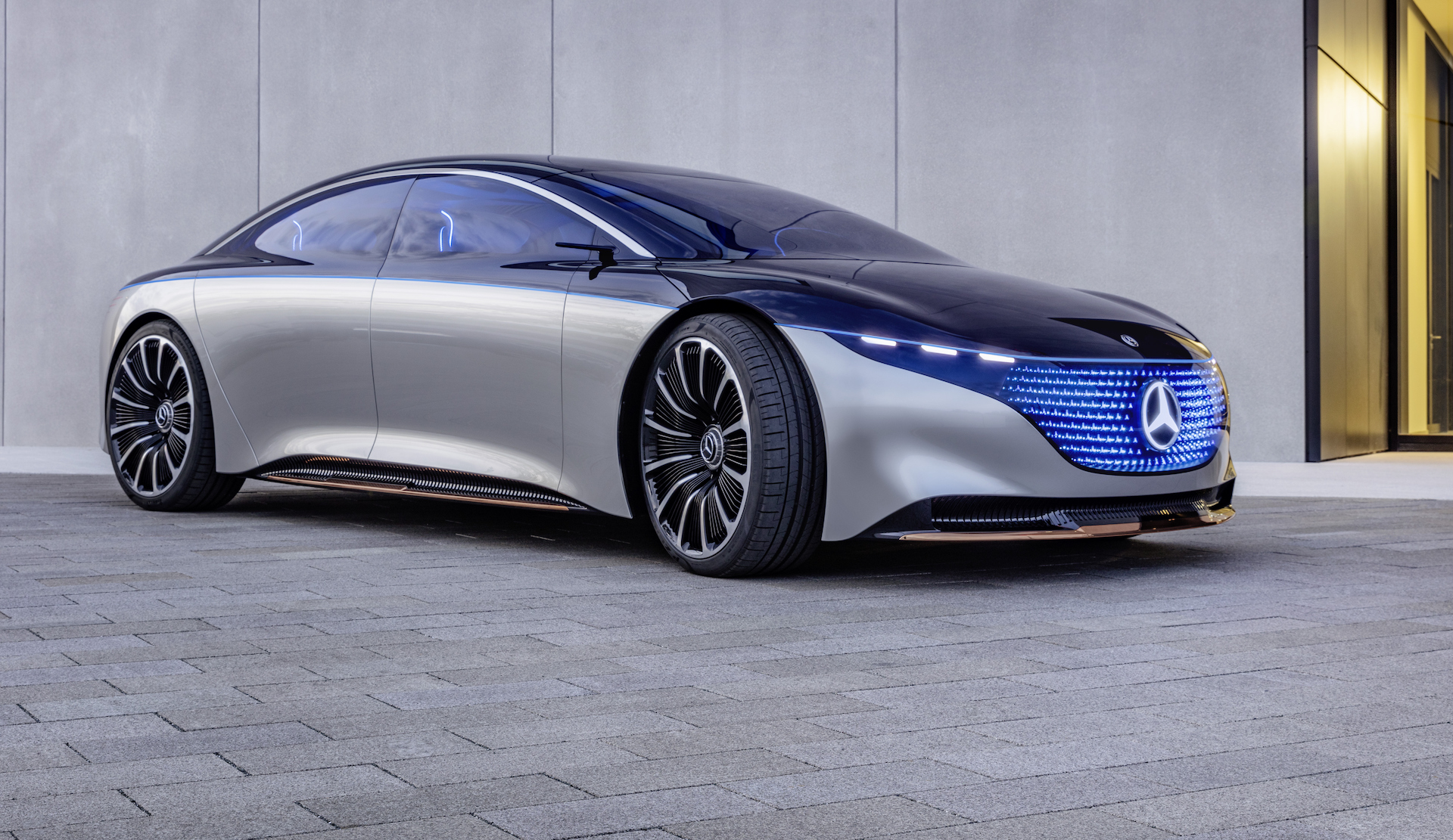 Concept Vision EQS pour Mercedes, la berline électrique du futur est « un yacht