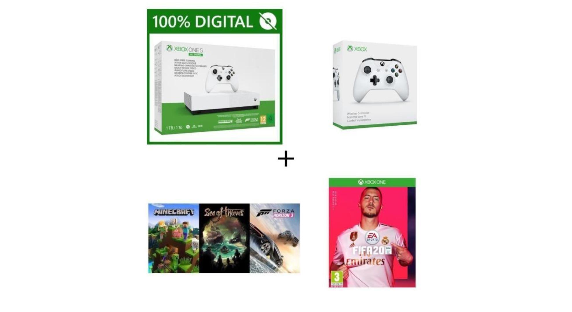 Pour moins de 200 euros vous aurez une Xbox One S all ...