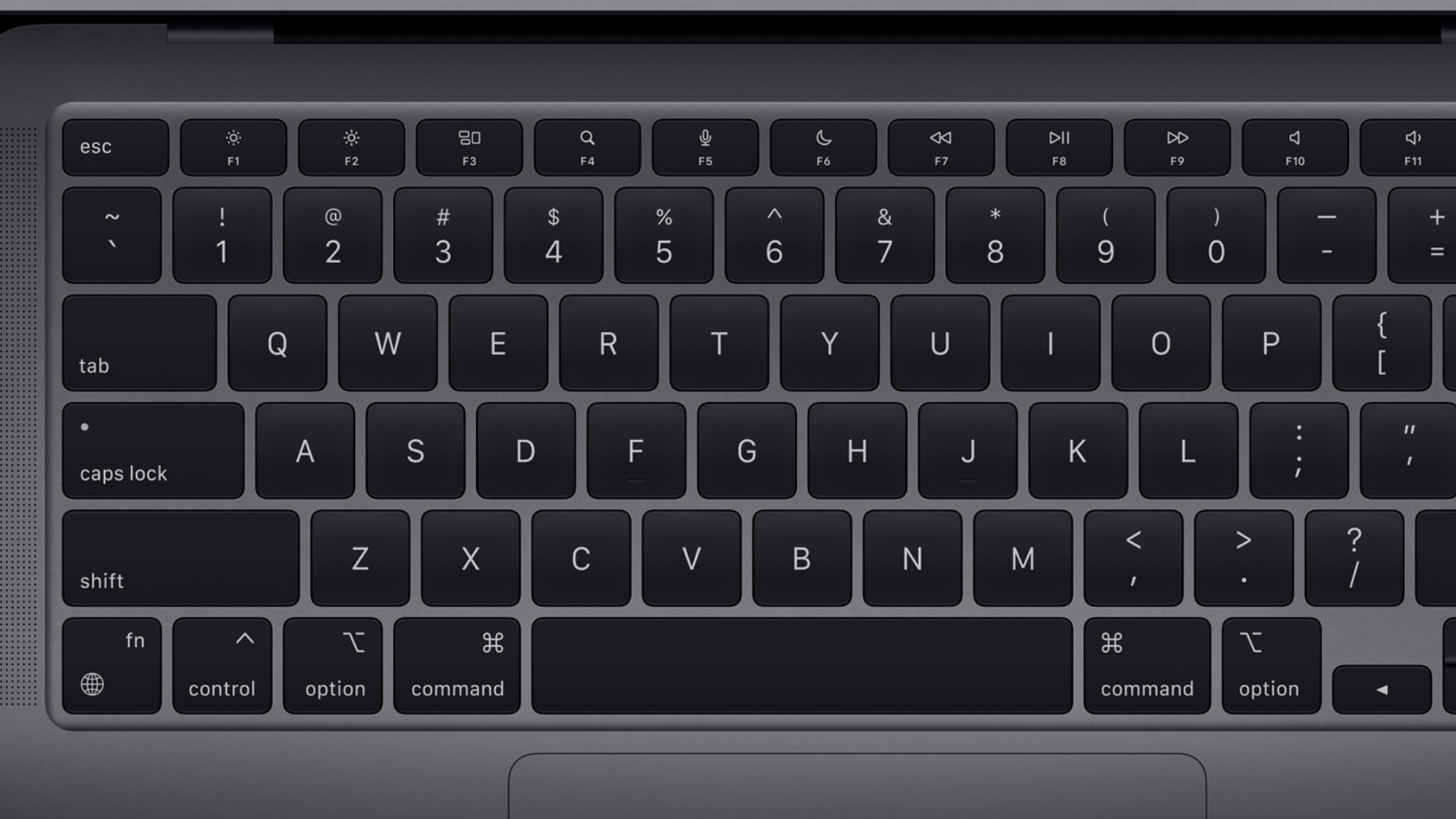 Le clavier du nouveau MacBook Air a des raccourcis empruntés à iOS -  Numerama