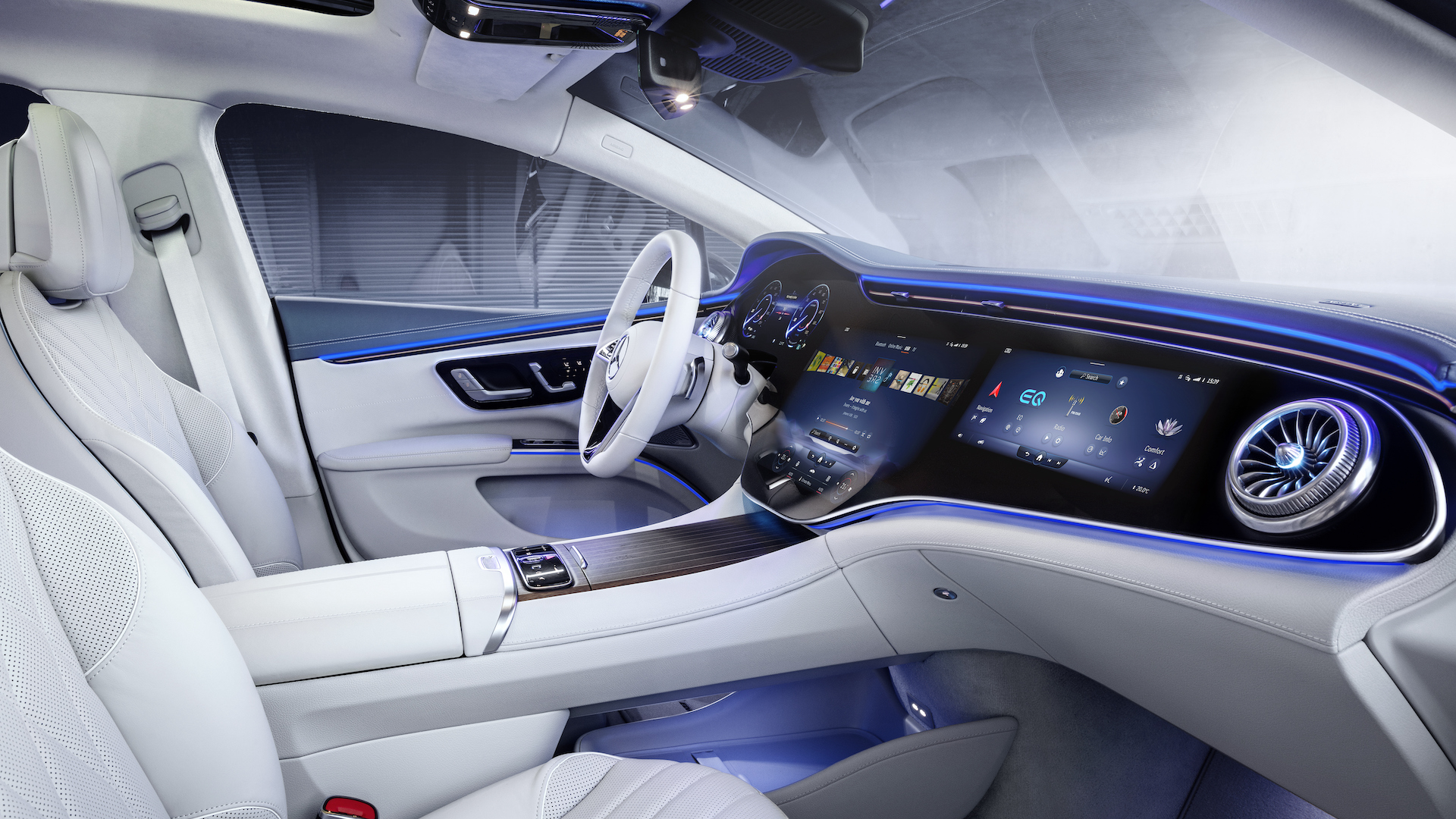L'intérieur de la future berline électrique de Mercedes a tout d'un  vaisseau spatial - Numerama
