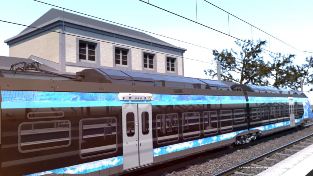 Alstrom train hydrogène Coradia