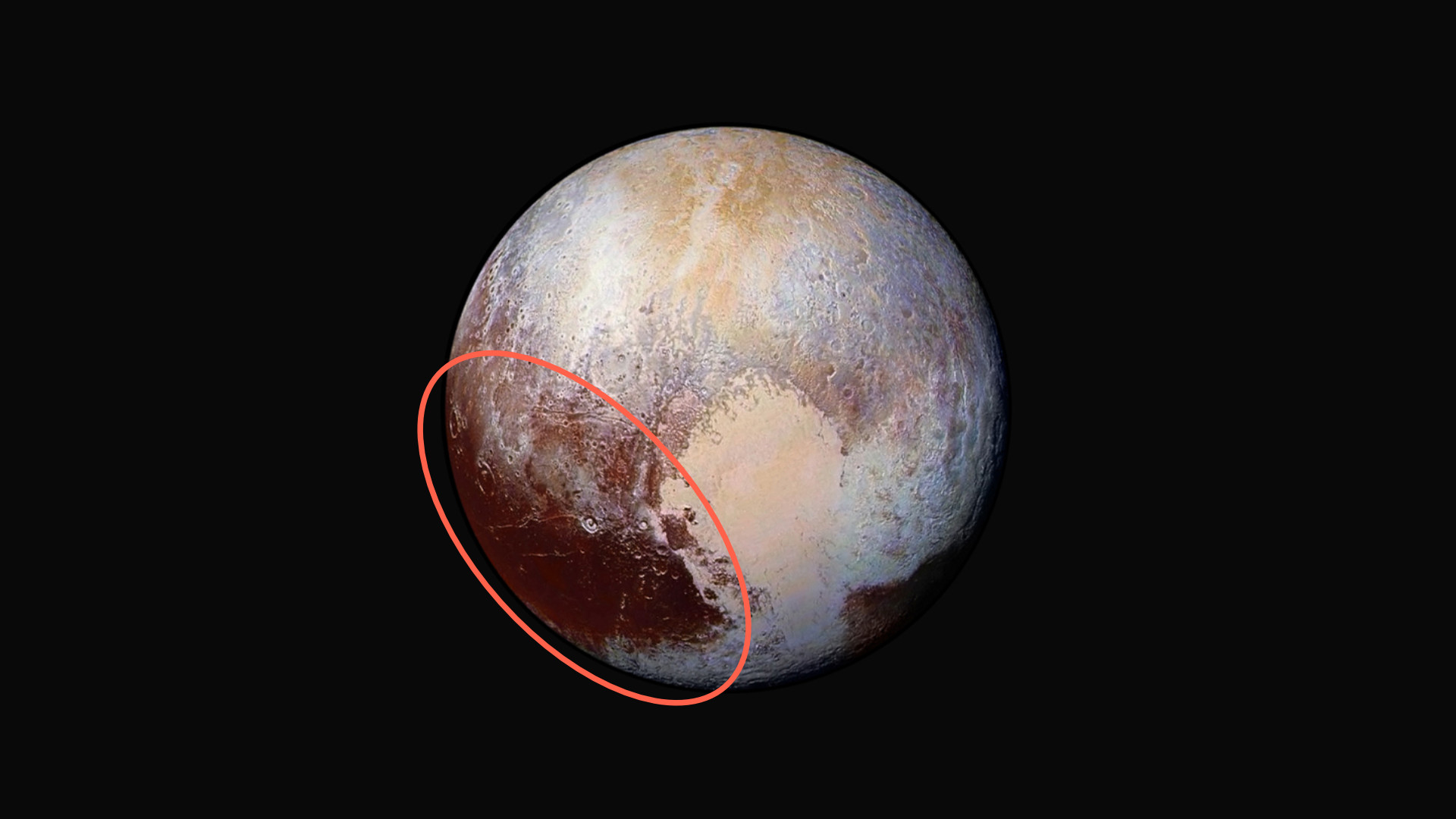 Wat weten we over ‘Vissen’, de intrigerende rode vlek op Pluto?