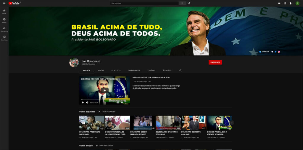 Jair Bolsonaro YT