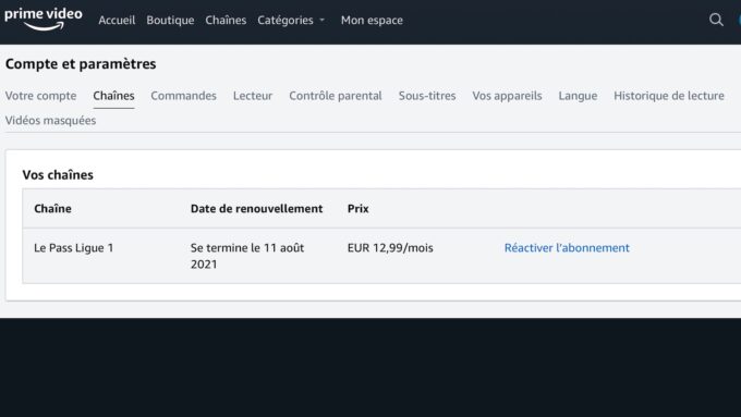 Amazon Prime Video Ligue 1 Nombre Ecran Amazon Prime Video Ligue 1 : comment s’abonner pour regarder le foot en