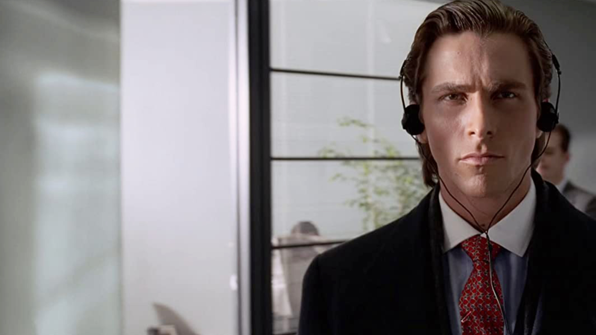 Patrick bateman stare