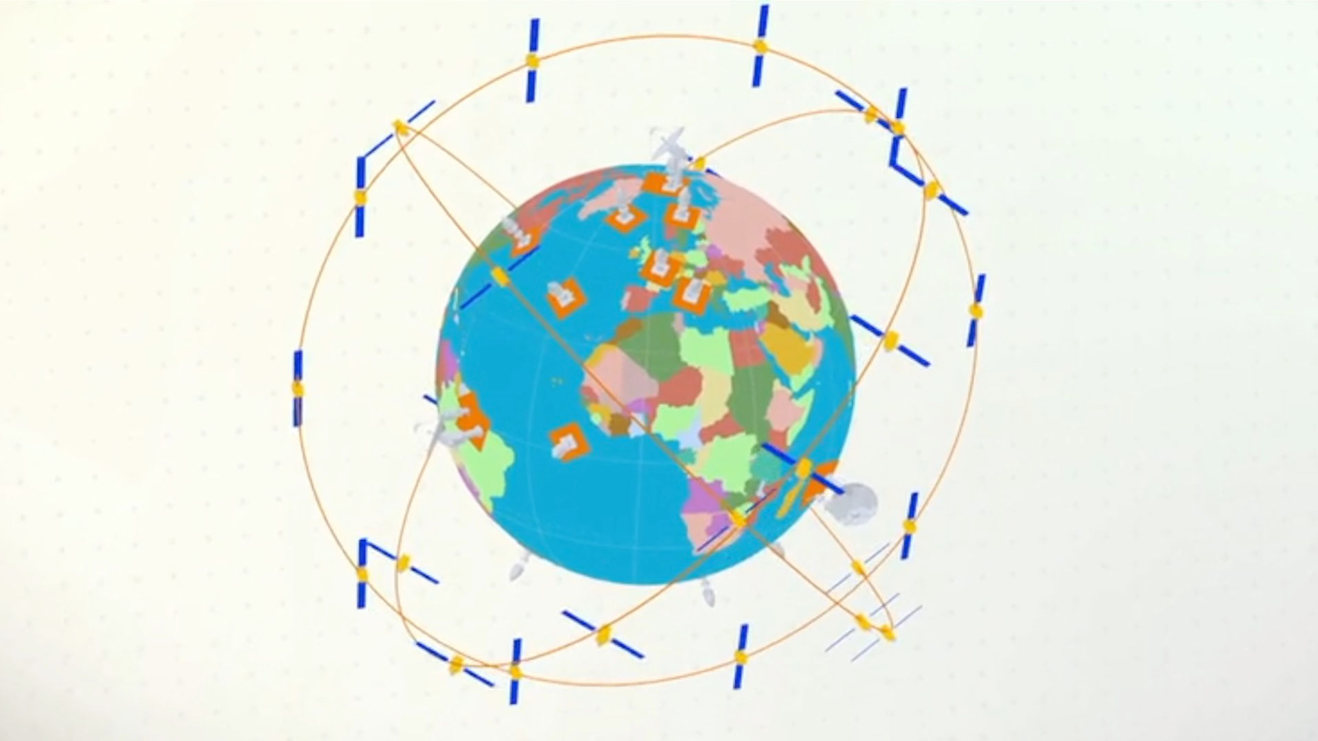 galileo satellites terre