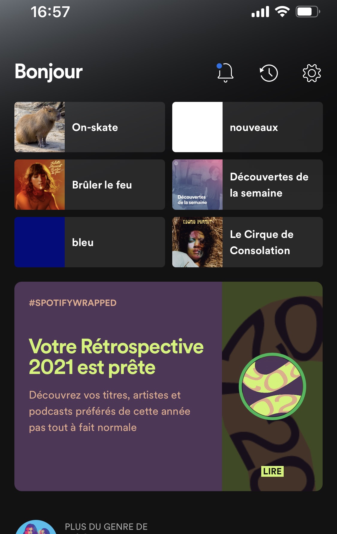 votre retrospective spotify 2021 est prete voici comment y acceder numerama