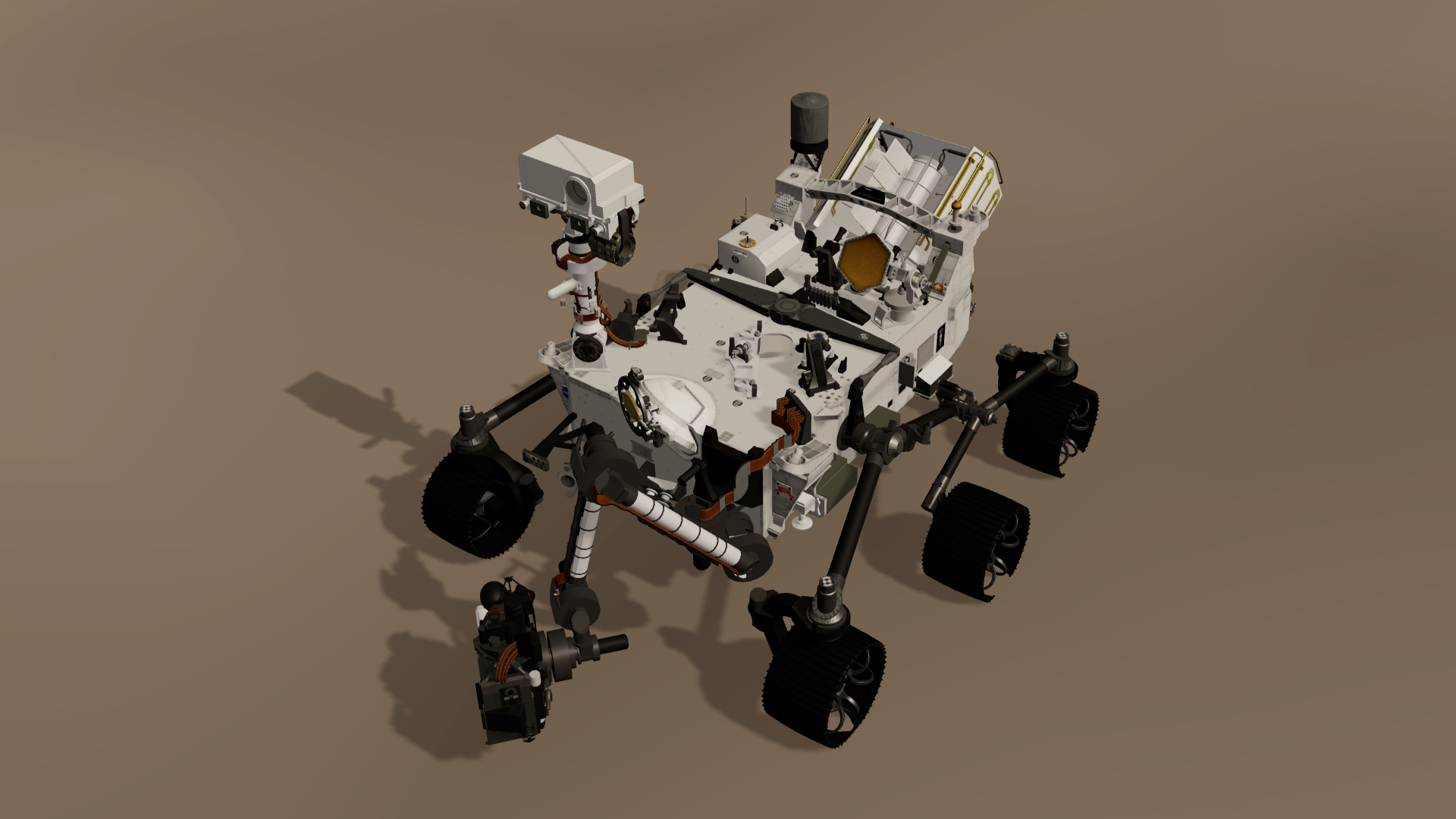 Perseverance tente de se débarrasser des cailloux qui le gênent sur Mars - Numerama