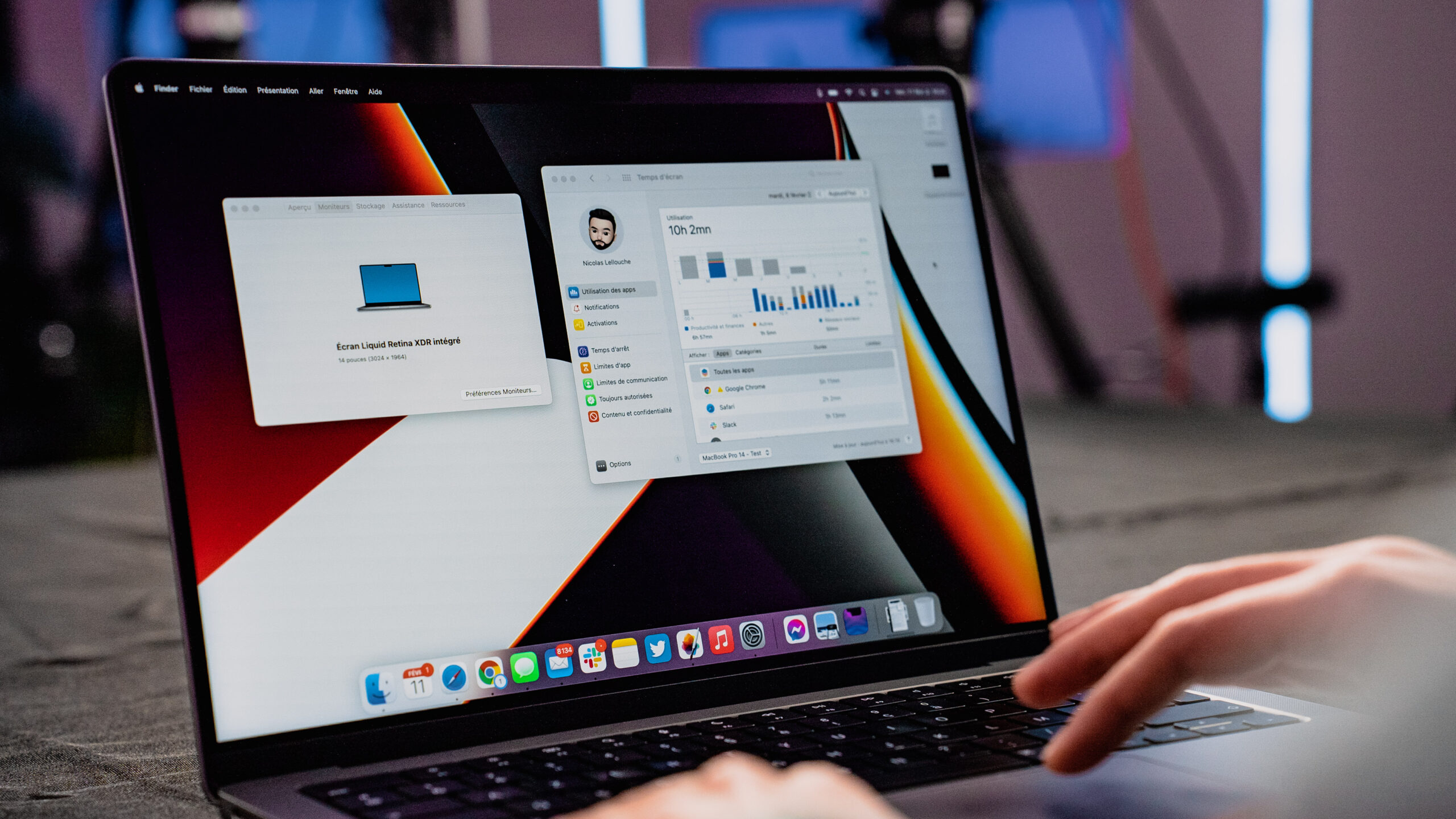 Test Apple MacBook Pro M1 13 pouces : des performances et une autonomie  étonnantes - Le Monde Informatique