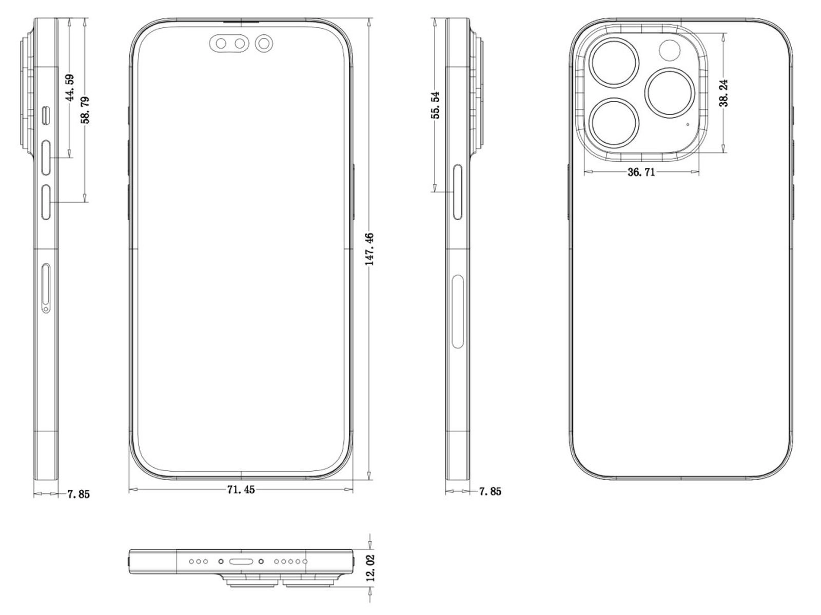 Apple iPhone 14 Pro - Fiche Technique