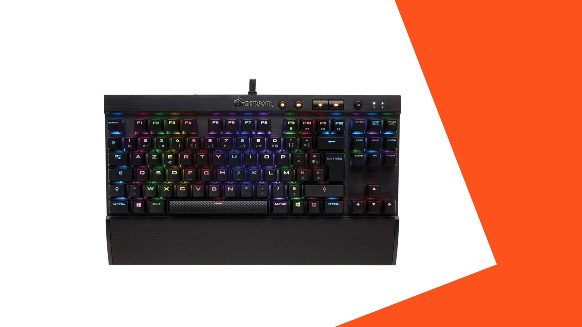 Vous cherchez un bon clavier mécanique pour jouer ? Le Corsair K65  RAPIDFIRE tombe sous les 100 euros - Numerama