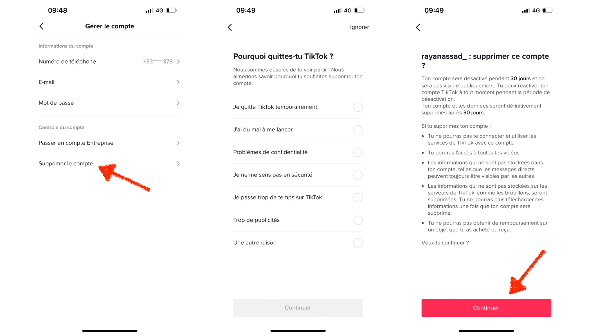 Comment supprimer son compte TikTok Numerama