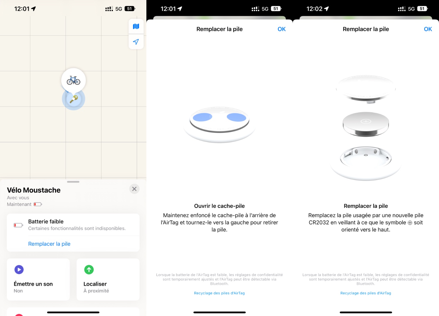 Doit-on charger un AirTag ? Combien de temps tient-il ?