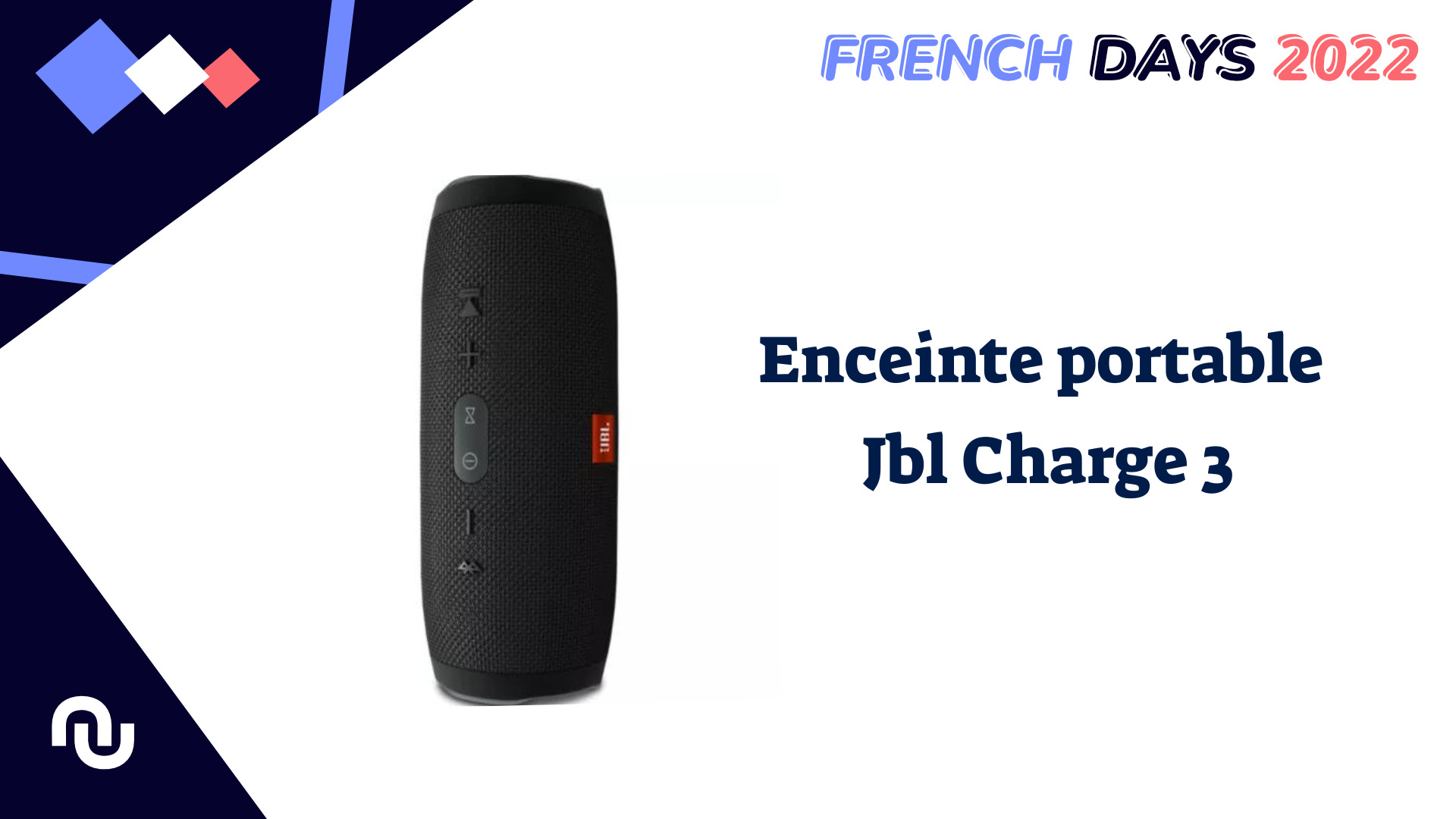 L'enceinte portable JBL Charge 3 est à moins de 100 € pendant les French  Days : le meilleur rapport qualité-prix - Numerama