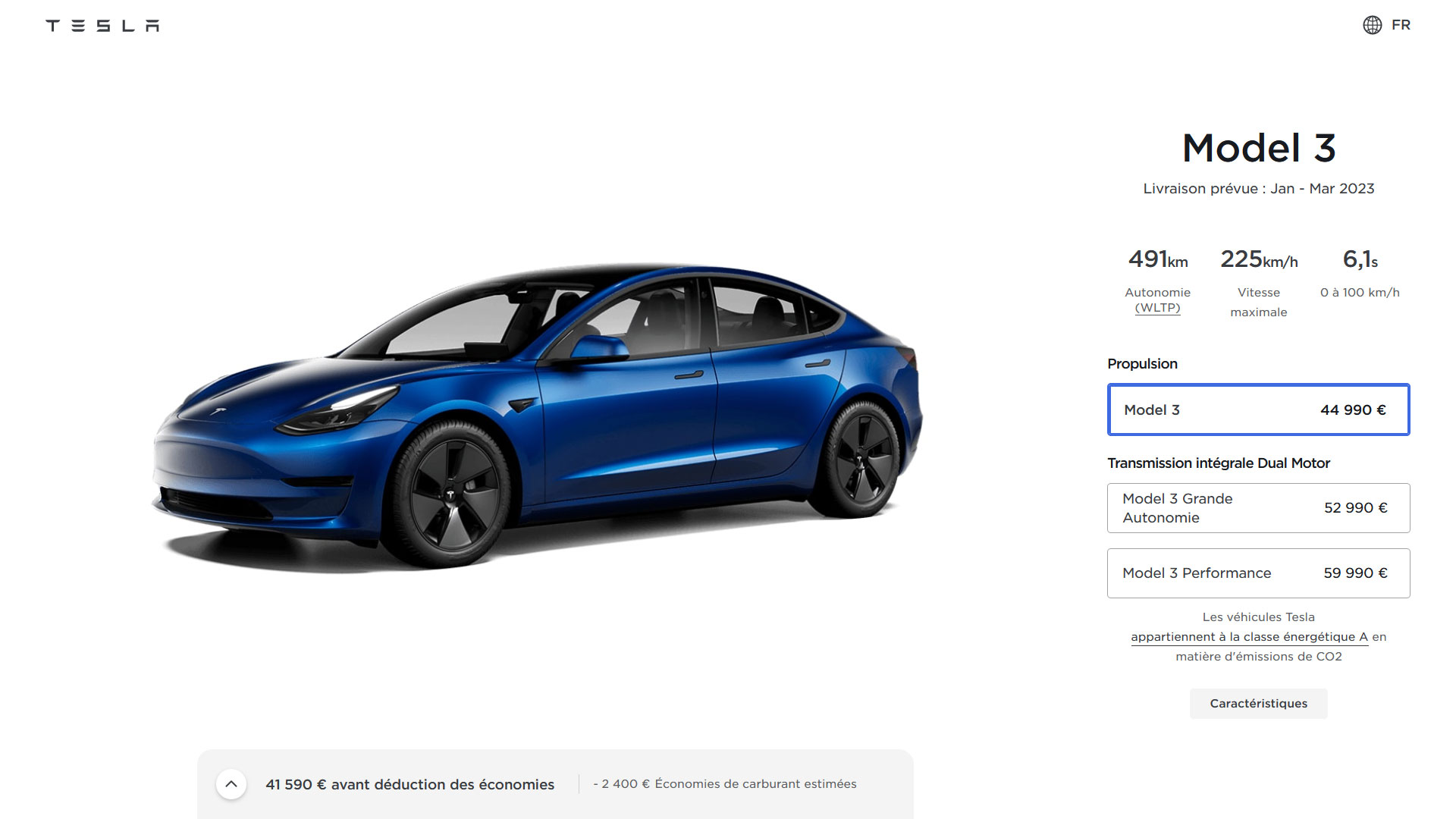 Jusqu'où va baisser le prix de la Tesla Model 3 en occasion ?