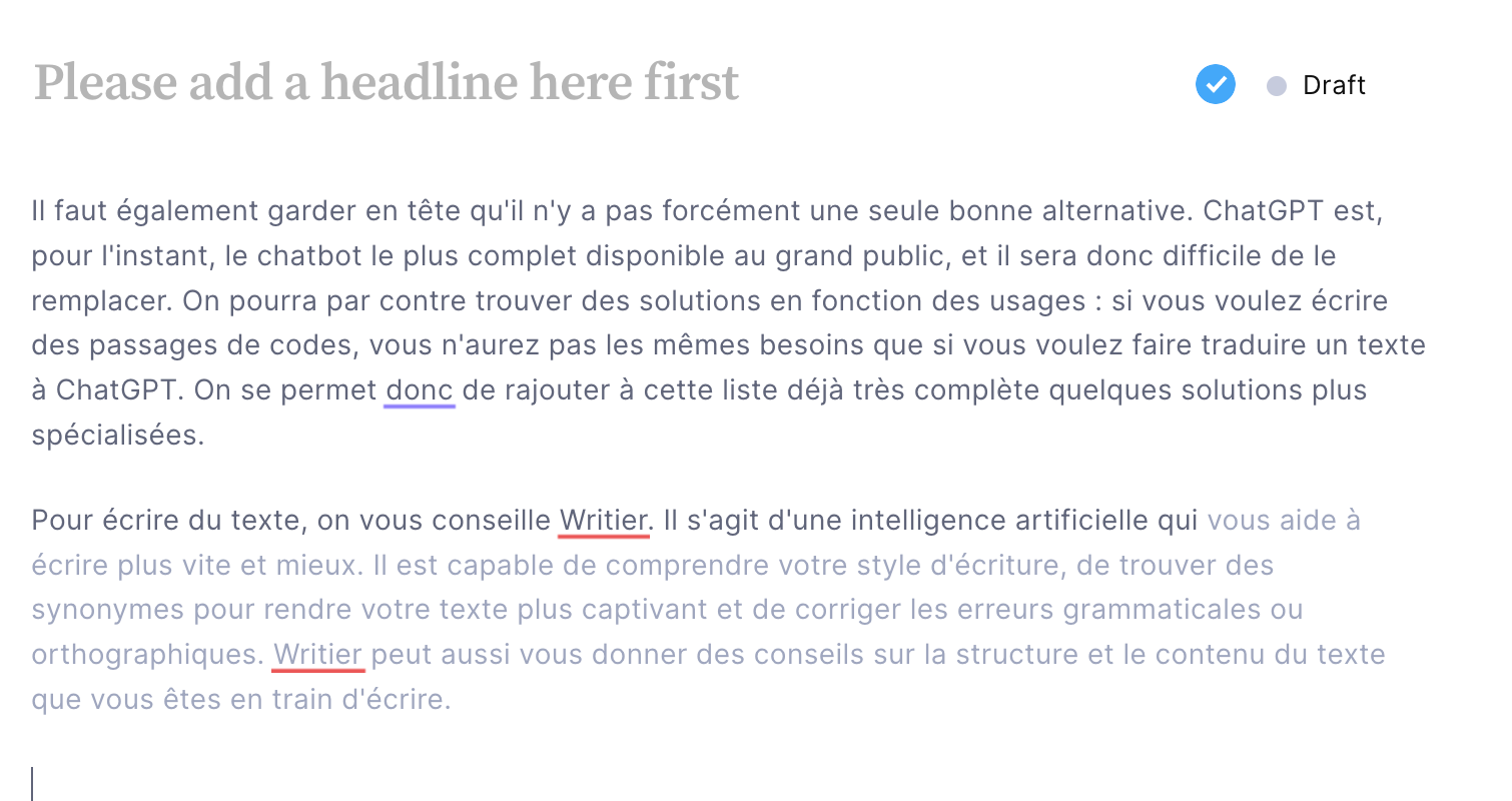 Générateur de texte gratuit par IA : Essayez l'écriture magique