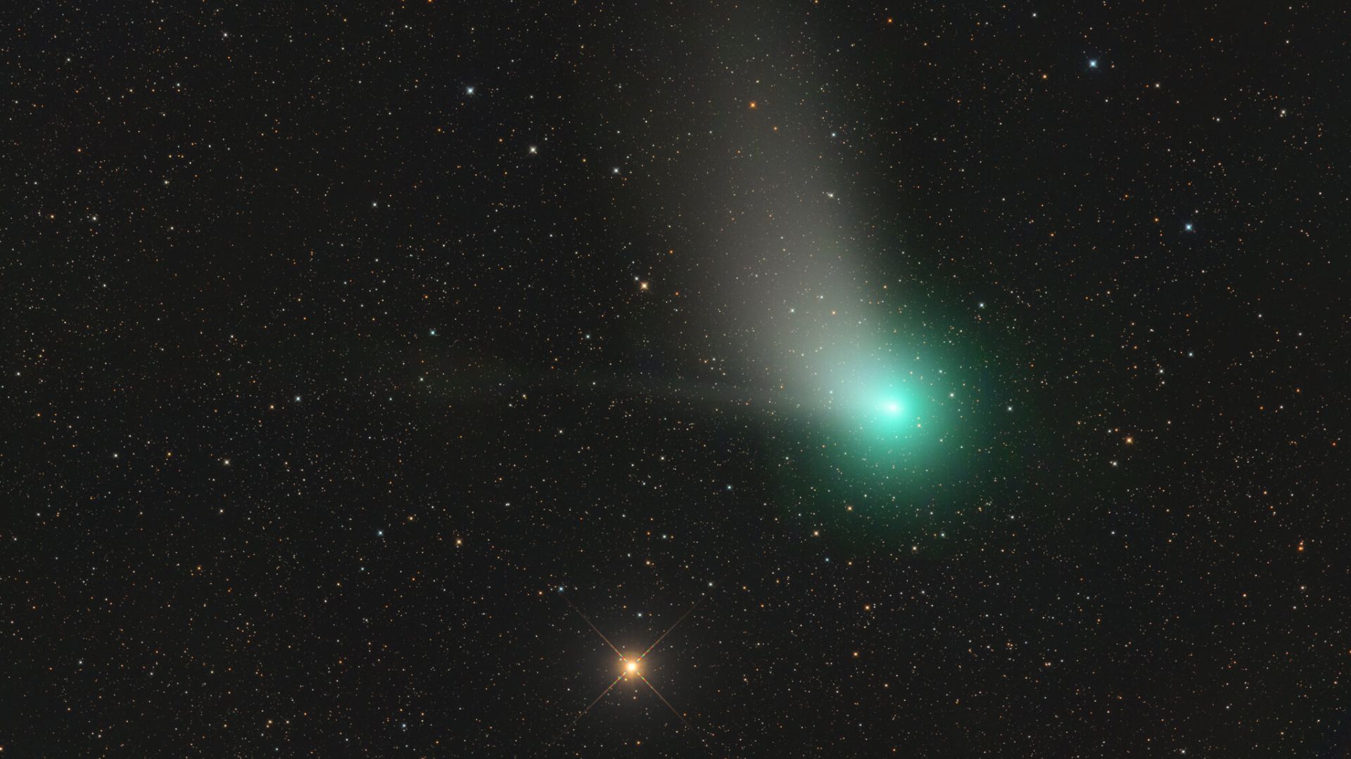 The graceful comet ZTF has also been spotted from space