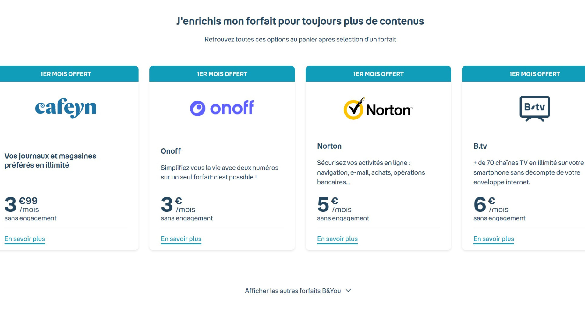 3 jours de plus pour 3 promos sans engagement B&You