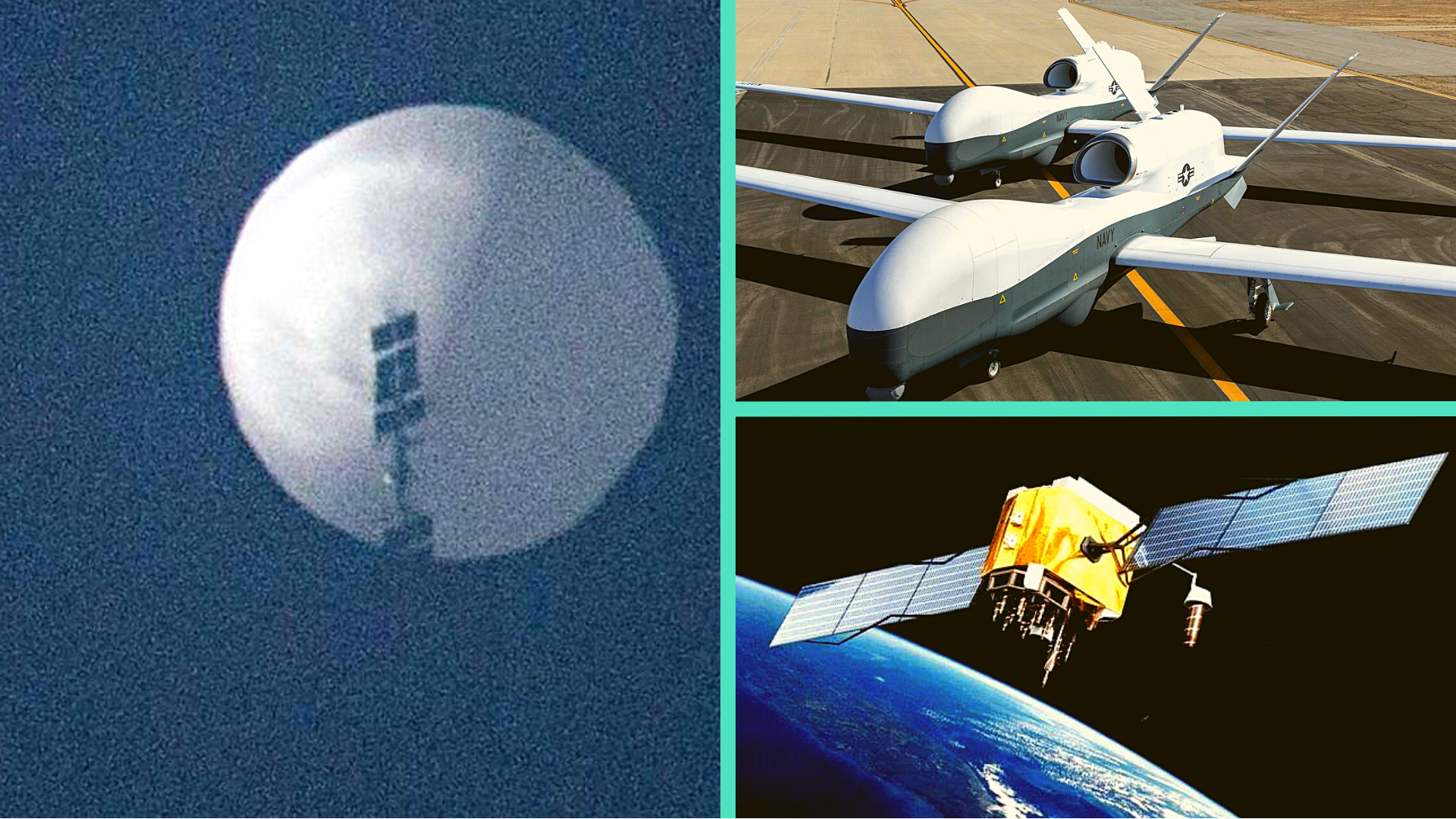 Pourquoi utiliser un ballon espion plutôt qu'un drone ou un satellite ?