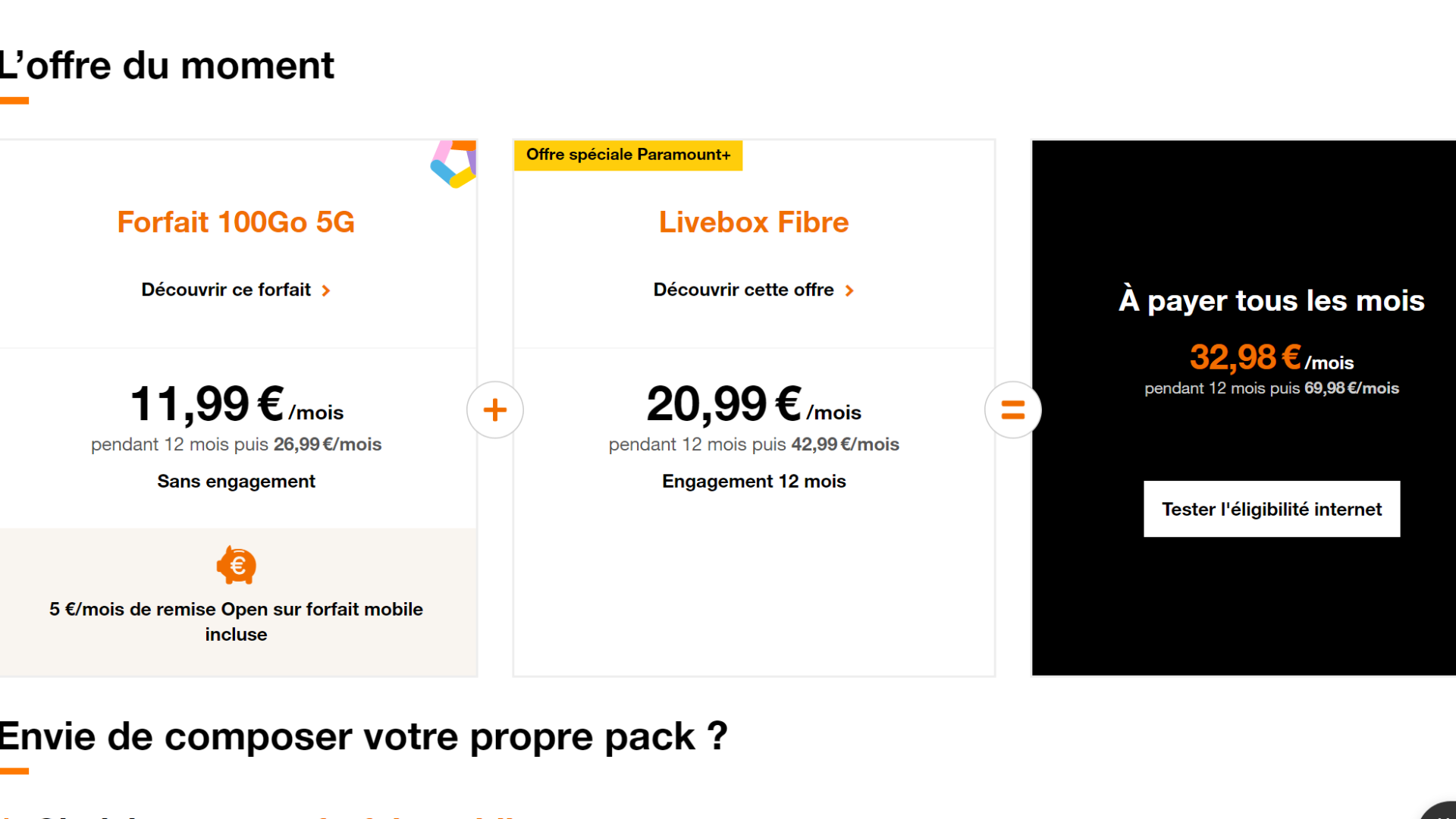 Orange présente des nouvelles offres Fibre/mobile et un décodeur