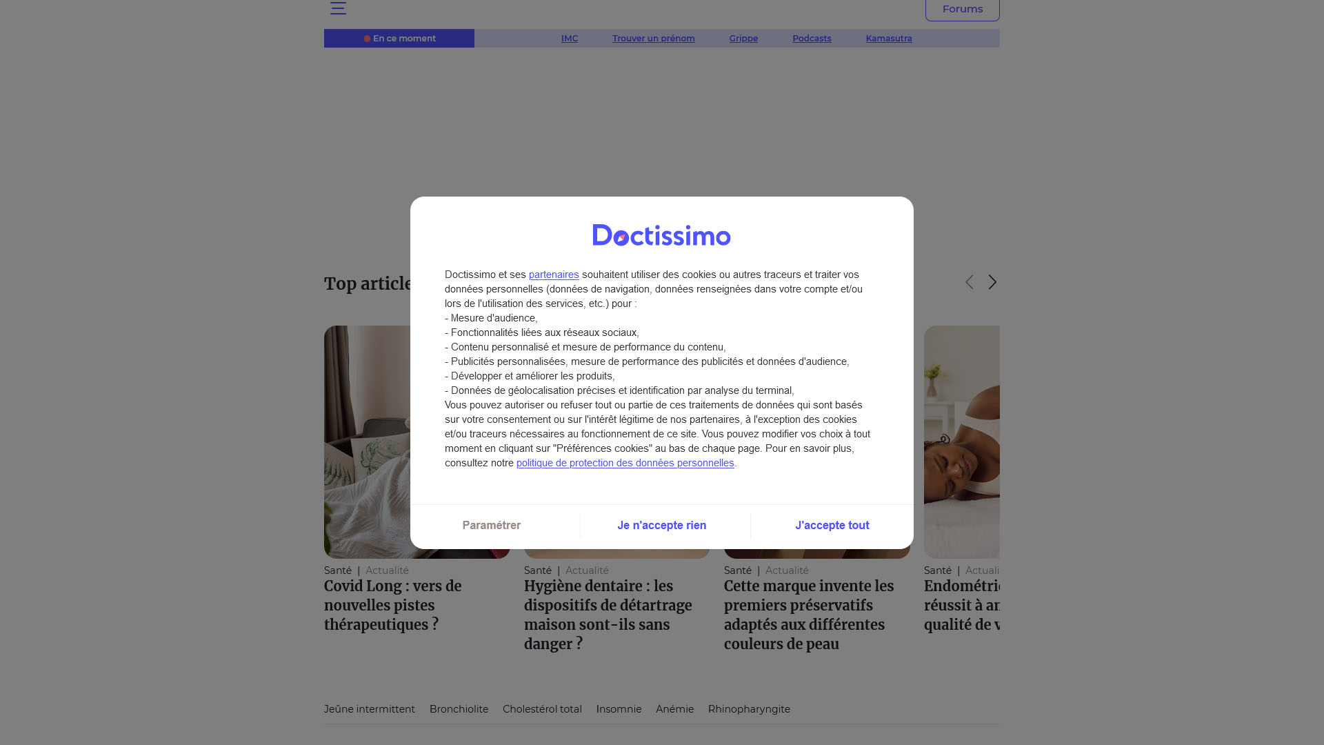 Doctissimo se fichait de l'avis des internautes sur les cookies ...