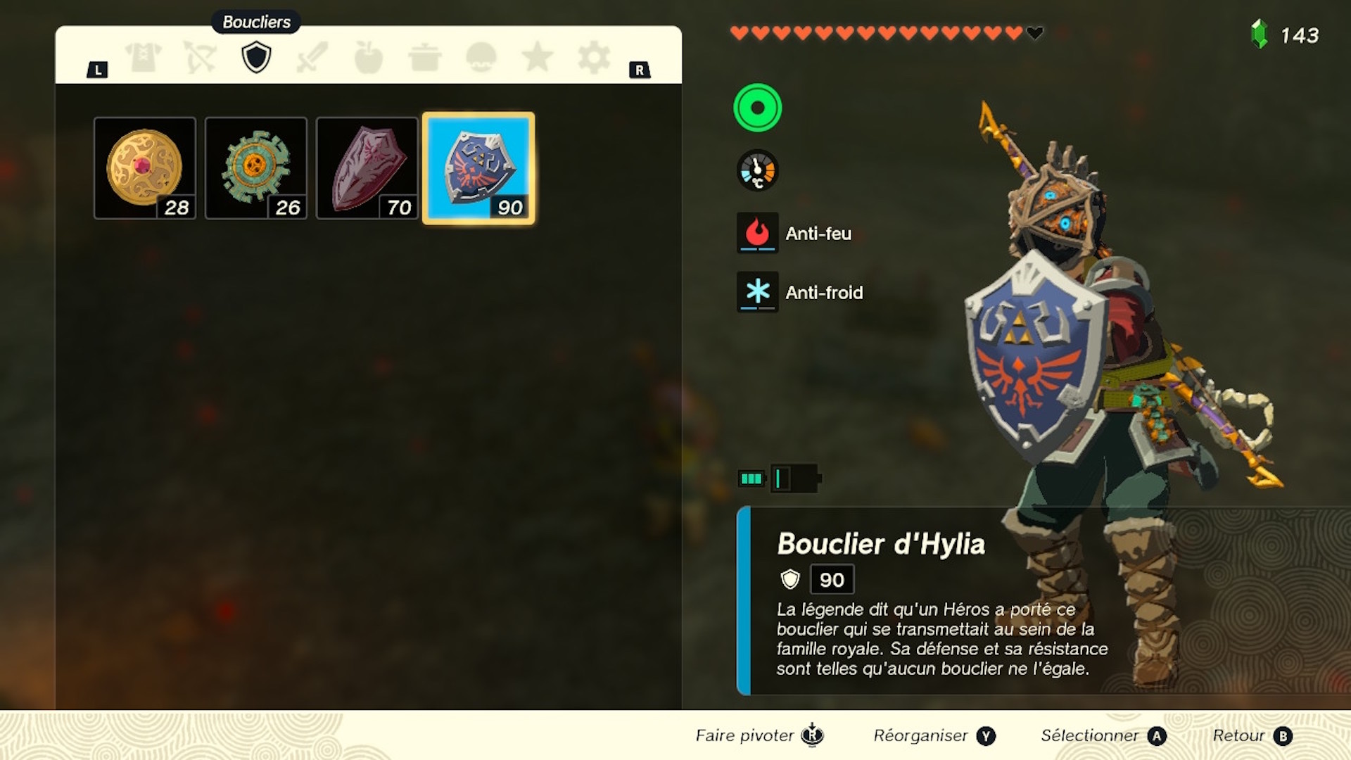 Où Trouver Le Bouclier D'Hylia Dans Zelda Tears Of The Kingdom