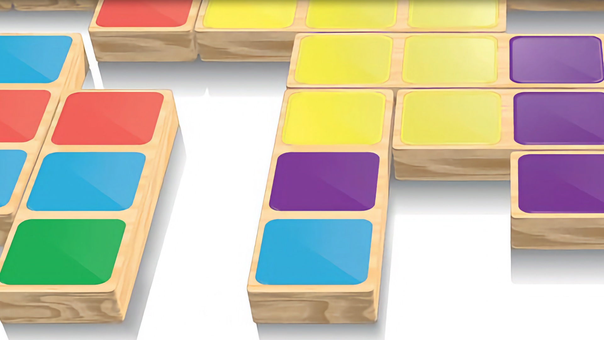 Chromino – Jeu de dominos de couleur familial et règle simple