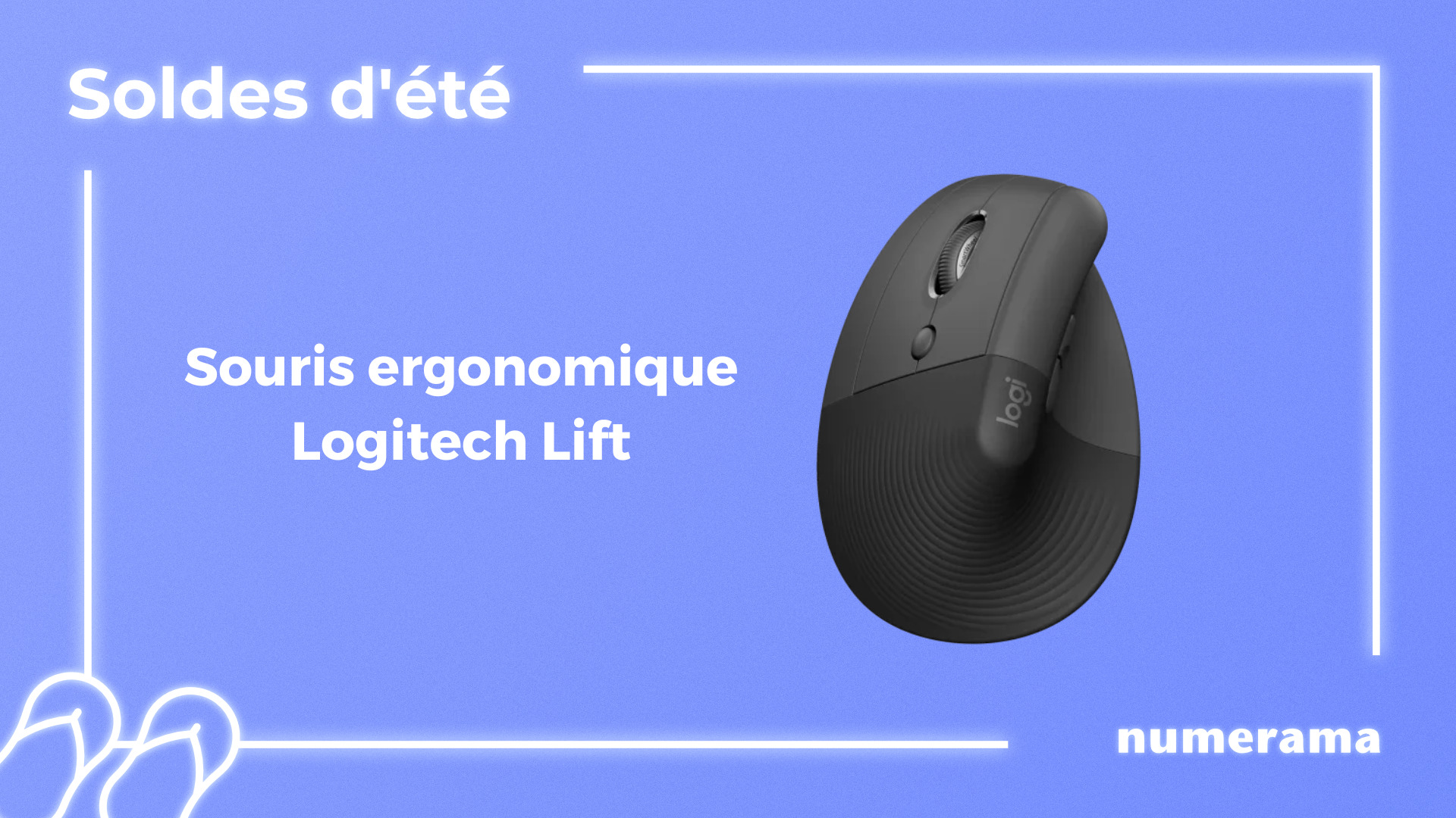 Souris ergonomique verticale sans fil Bluetooth Logitech Souris