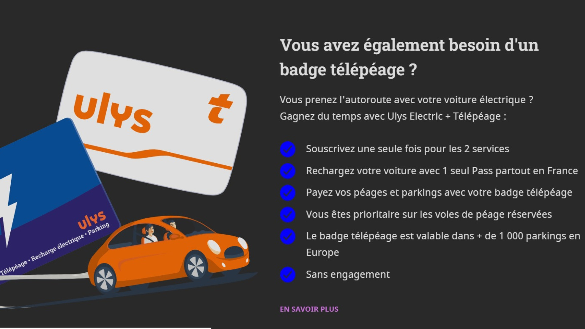 Recharger sa voiture électrique est moins cher, grâce à cette offre d'Ulys  - Numerama