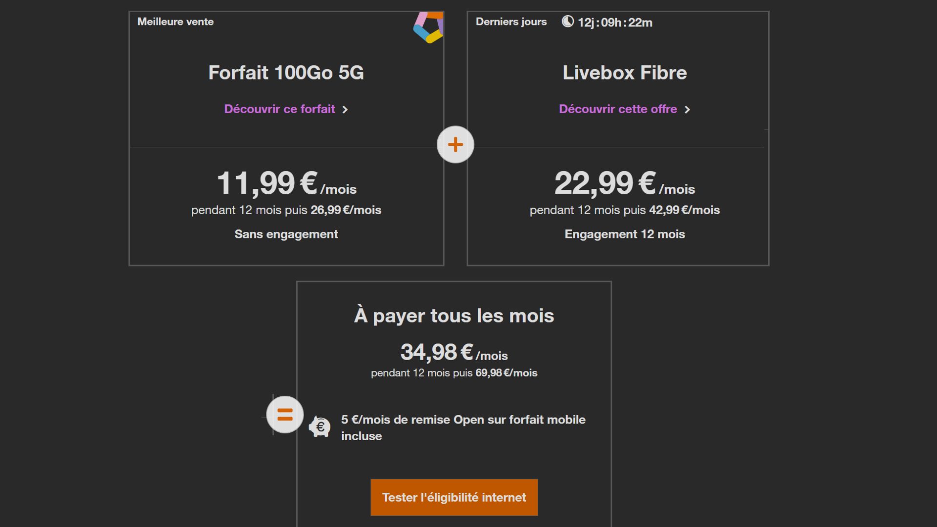 Orange présente des nouvelles offres Fibre/mobile et un décodeur