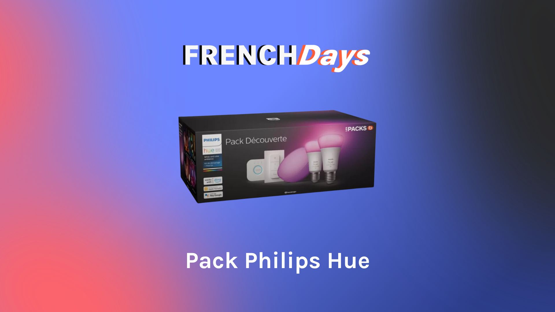 La célèbre ampoule connectée Philips Hue est à prix réduit pour les soldes