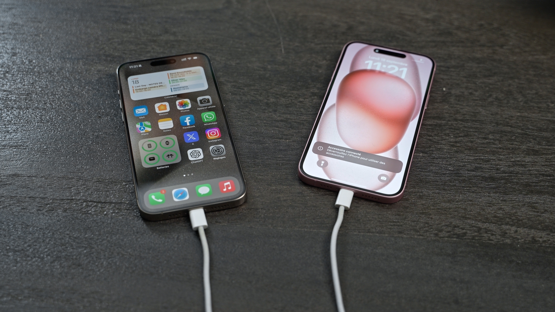 Un iPhone 15 peut-il recharger un smartphone Android ?