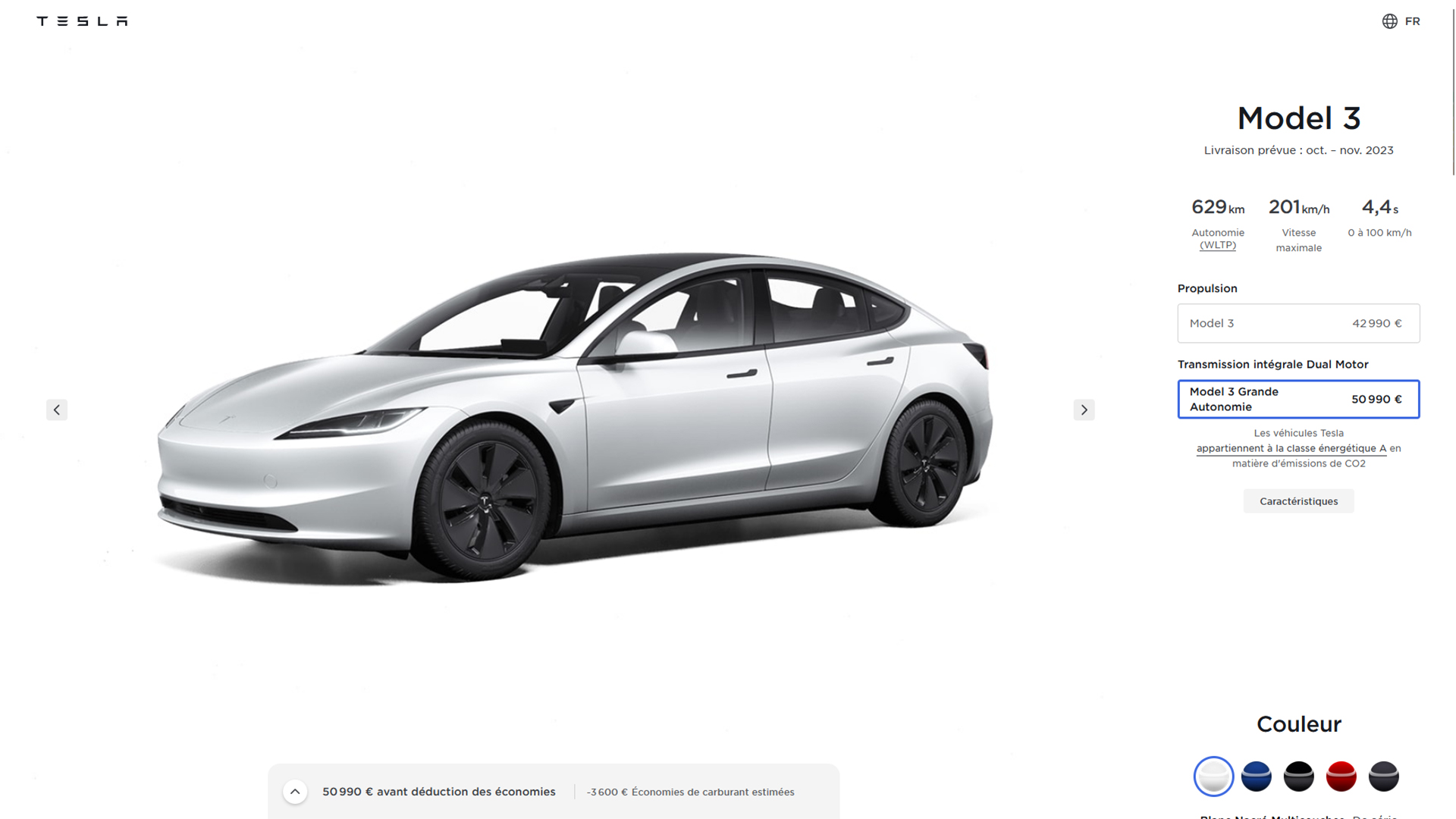 Nouvelle Tesla Model 3 : tout ce qui change à l'extérieur et à l'intérieur  - Numerama