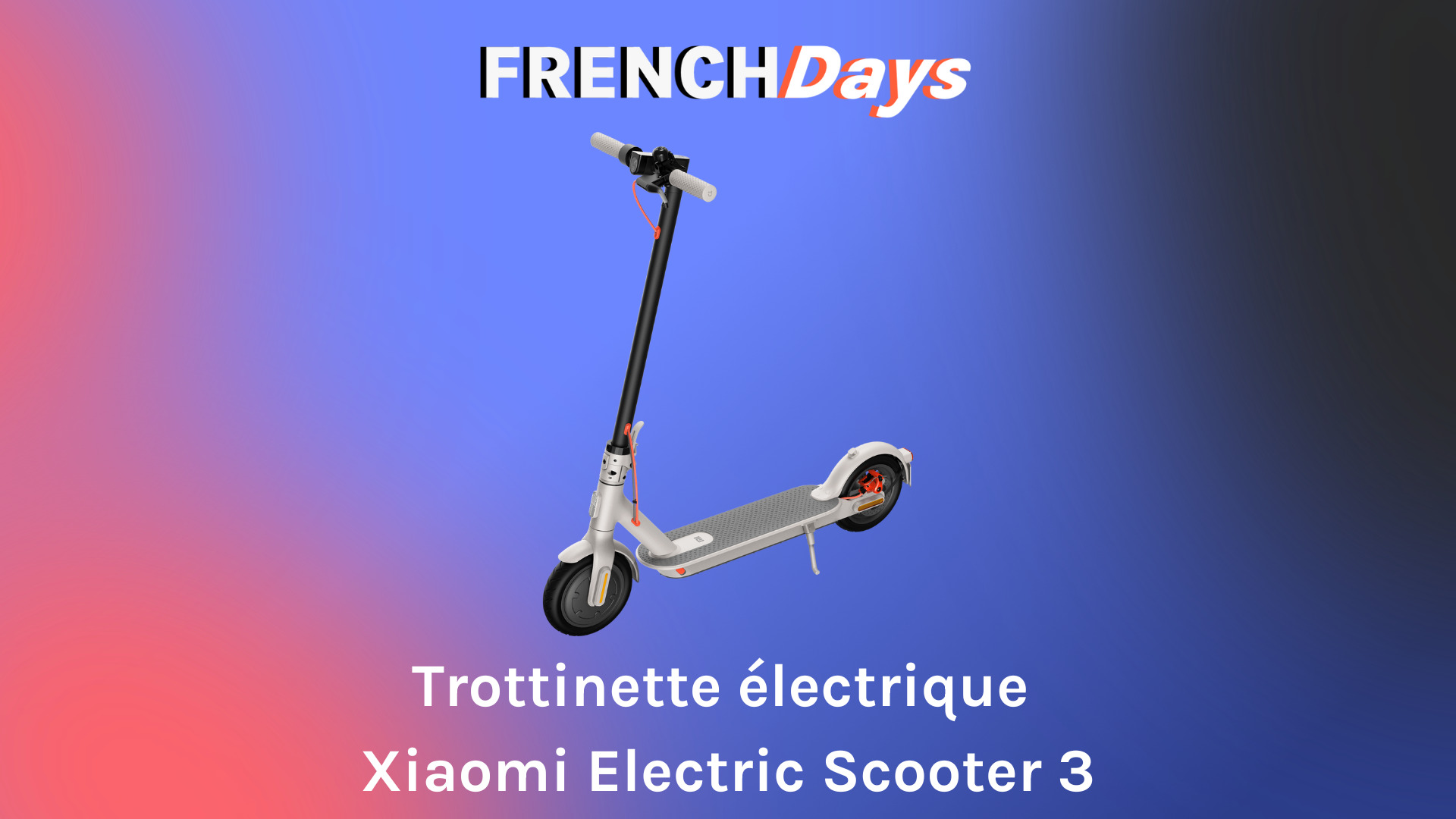 La trottinette Scooter 3 de Xiaomi est plus intéressante pour les French  Days - Numerama