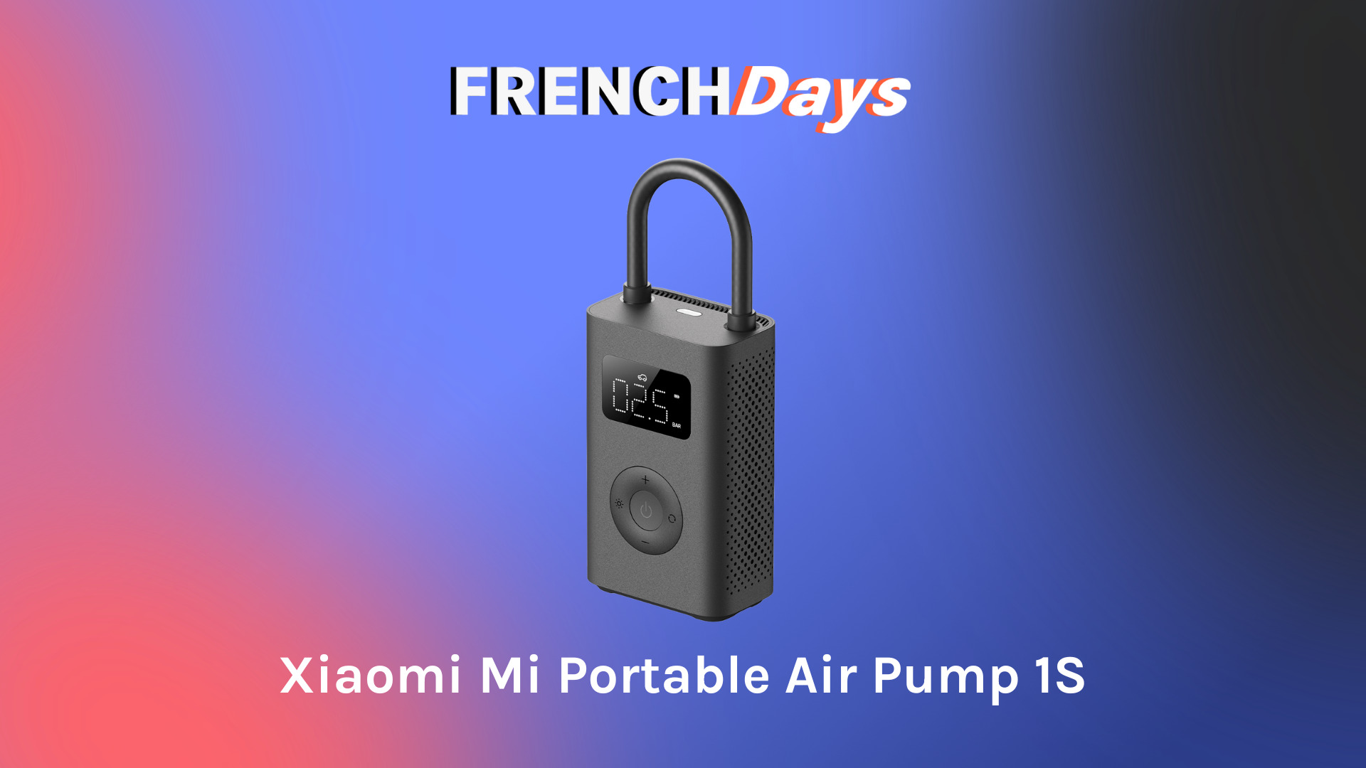 Xiaomi Mi Portable Air Pump 1S : Une pompe électrique encore