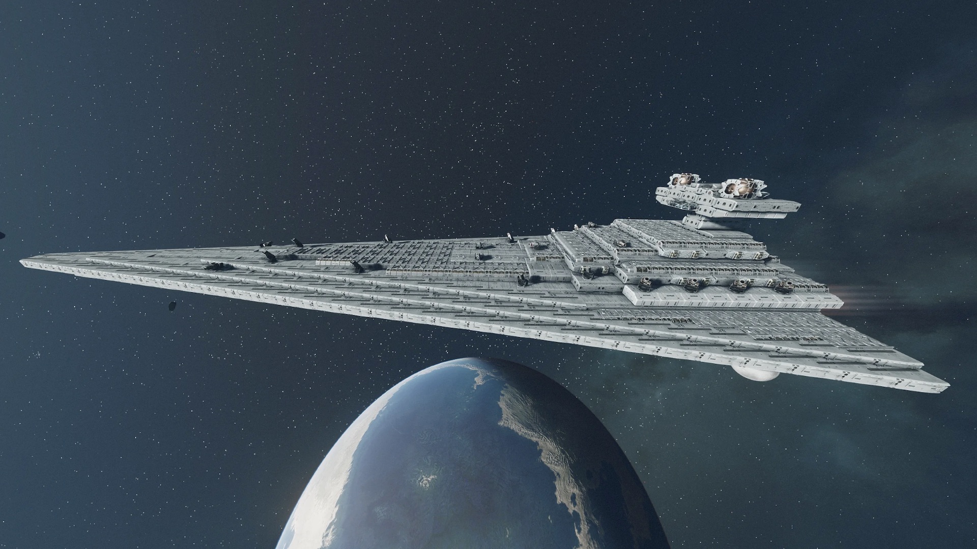 Un fan de Star Wars a refait l'Imperial Star Destroyer dans Starfield, et  c'est incroyable - Numerama