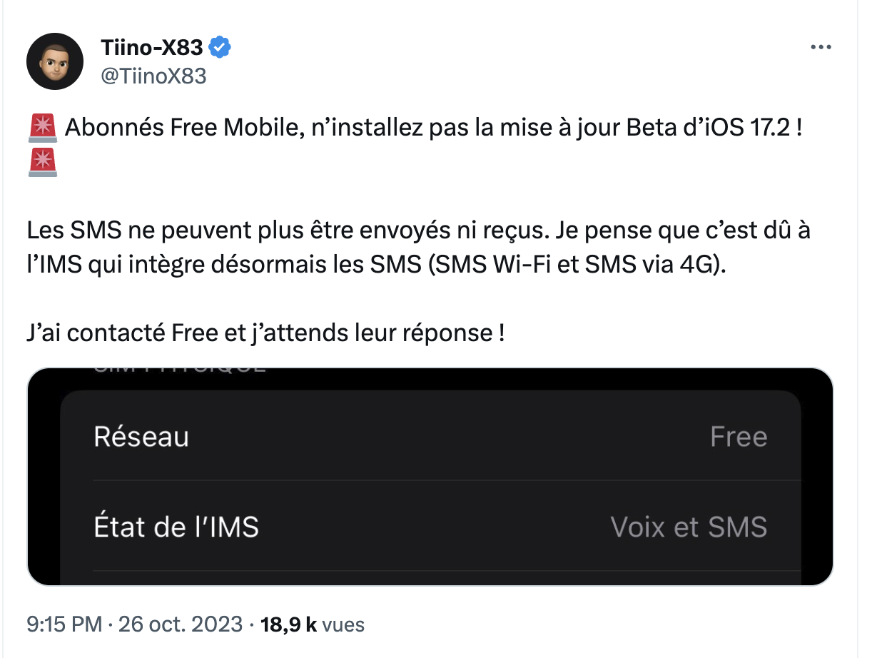 Problèmes d'incompatibilité avec les cartes SIM de Free Mobile