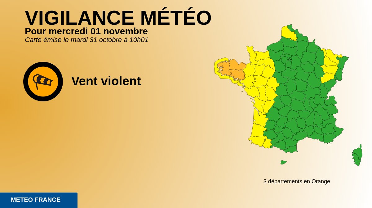 La tempête Ciaran en France sera-t-elle aussi violente qu'en 1999 ? -  Numerama