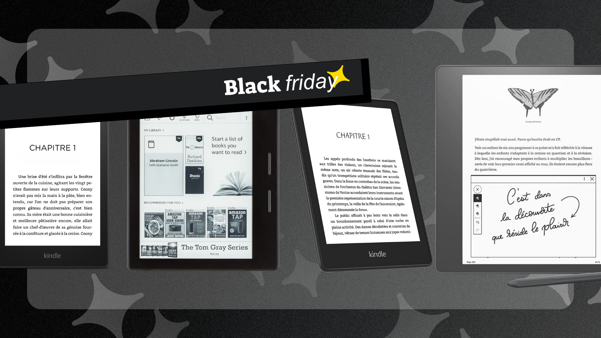 Pour la Black Friday Week, les Kindle sont bradées sur