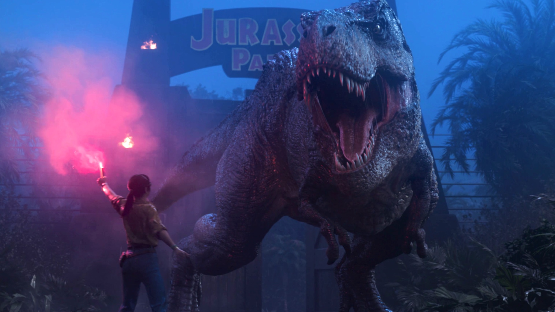 Is Surviving Against Dinosaurs In A Jurassic Park Video Game The is-surviving-against-dinosaurs-in-a-jurassic-park-video-game-the