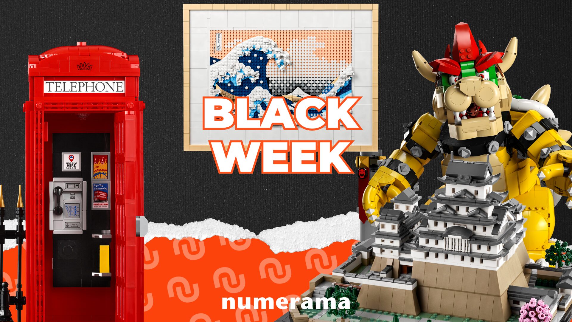 Ces quatre superbes Lego font partie de l’offre un Lego acheté, le 2ème à – 50 %