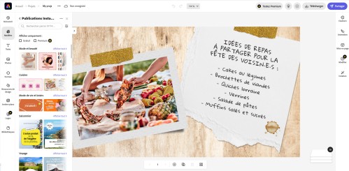Utilisez des modèles prédéfinis pour optimiser votre workflow avec Adobe Express