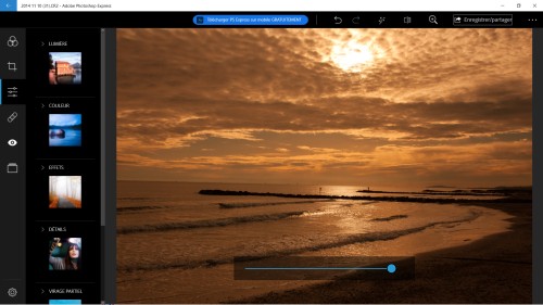 Outils de correction et filtres avec Adobe Photoshop Express