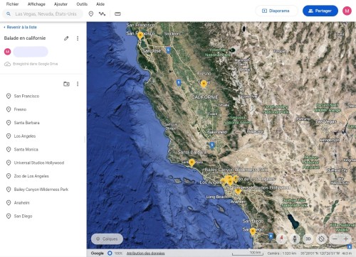 Google Earth - Californie