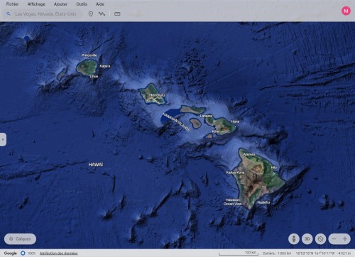 Google Earth - Hawaï