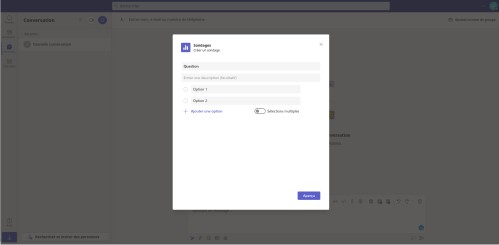 Créez des sondages avec Microsoft Teams