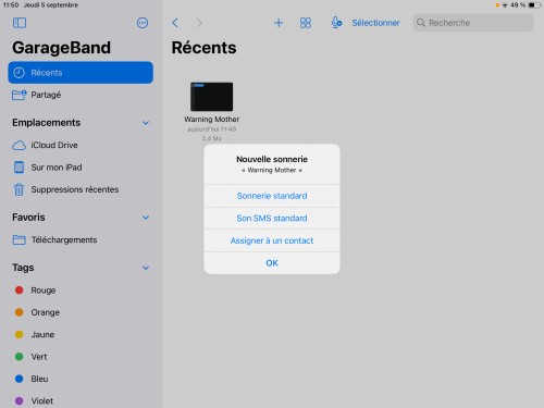 iOS - GarageBand