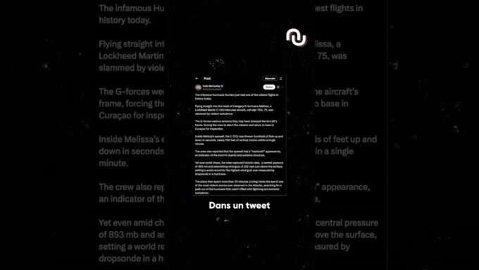 Cet avion a traversé des vents à 400 km/h !