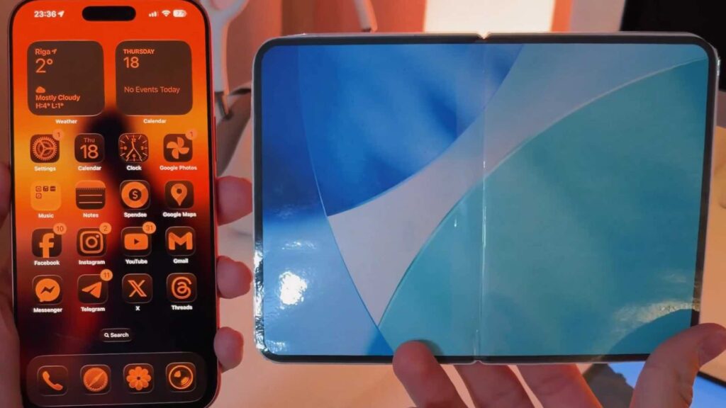 Voilà à quoi ressemblerait l’iPhone Fold&nbsp;: Apple préparerait un format inédit 